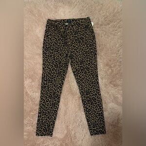 J. Crew Animal Print Jeans